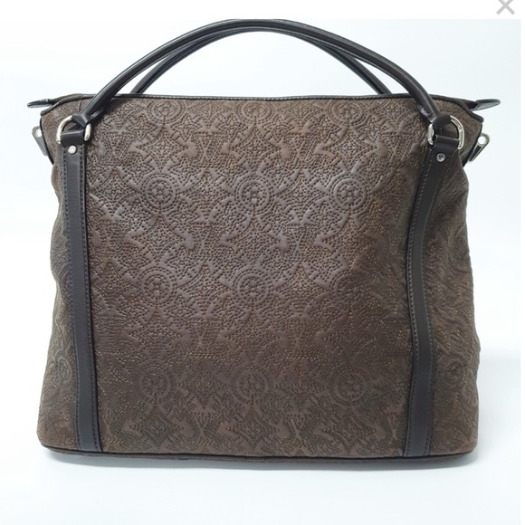 LOUIS VUITTON  2-Way LEATHER MONOGRAM Bag MM Original Shoulder Strap - Picture 5 of 12